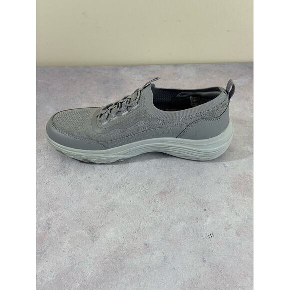 Skechers Womens Size 8 - 100668 Gray Relaxed Fit Memory Foam Slip On Sneaker - Picture 9 of 12